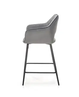 Halmar Barová stolička SEVEN Farba: Sivá