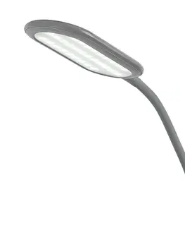 Rabalux 74010 stojacia LED lampa Adelmo, 10 W, sivá