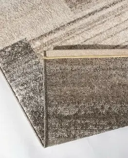 Spoltex Kusový koberec Loftline béžová / sivá, 120 x 170 cm