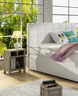 ArtElta Manželská posteľ ALICE Boxspring | 140 x 200 cm Alice rozmer: 140x200 cm, Alice farba: Soft 11