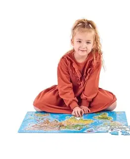 Popular Puzzle Mapa sveta, 160 dielikov