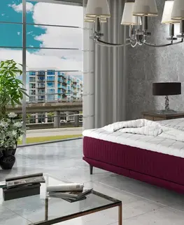 ArtElta Manželská posteľ ASTERIA | 180 x 200 cm Farba: Biela / Soft 17