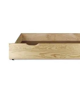 Úložný box pod posteľ - masív LK151 | borovica Morenie: Gray
