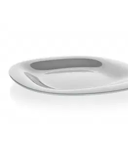 Luminarc Hranatý dezertný tanier CARINE 19 cm, 6 ks, sivá