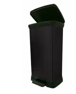 Curver Odpadkový kôš Rectangular 50 l, čierna