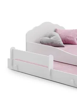 ArtAdrk Detská posteľ CASIMO II | s prístelkou Prevedenie: Biela