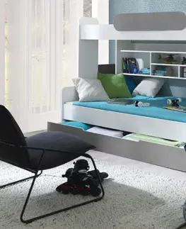 ArtBed Detská poschodová posteľ SEGAN Farba: Zelená