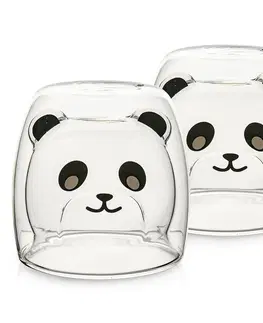 4Home Termo pohár Hot&Cool Cute Panda 200 ml, 2 ks