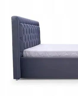 ArtIdz Čalúnená manželská posteľ DANIELLE 160 x 200 cm Farba: Čierna Vel 19