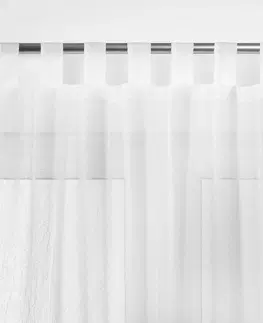 Homede Záclona Kresz Loops, biela, 280 x 175 cm
