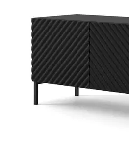 ARTBm Tv stolík SURF 200 | 4D Prevedenie: Biela mat / čierne nohy