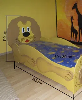Artplast Detská posteľ LEV Prevedenie: lev