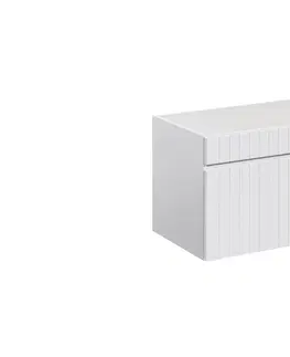 ArtCom Kúpeľňová skrinka s umývadlom a doskou ICONIC White DU80/1 | 80 cm