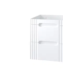 ArtCom Kúpeľňová skrinka s umývadlom a doskou FIJI White DU60/1 | 60 cm