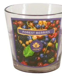 Arome Vonná sviečka v skle Forest Berries, 120 g