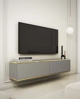 ArtPS TV stolík BIJOU 135 | závesný Farba: Čierna