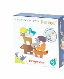 Le Toy Van Petilou Skladacia veža zvieratká