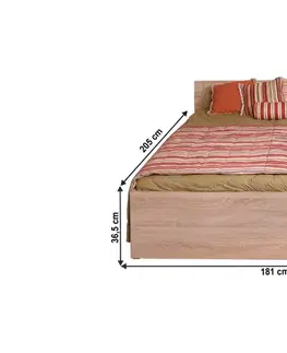 Tempo Kondela Manželská posteľ GRAND 20 | 160 x 200 cm