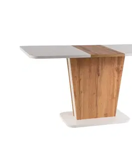 Dizajnový Jedálenský stôl CALIPSO Farba: Sivá