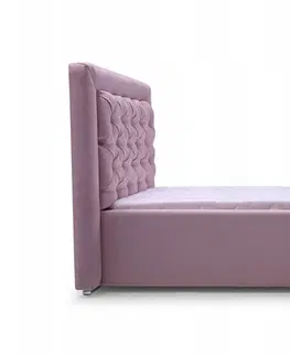 ArtIdz Čalúnená jednolôžková posteľ DANIELLE | 90 x 200 cm Farba: Béžová Velva 01