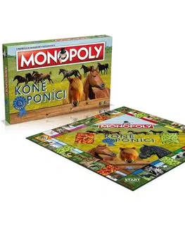 Monopoly Kone a poníky spoločenská hra v krabici 40x27x5, 5cm
