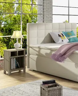 ArtElta Manželská posteľ ALICE Boxspring | 160 x 200 cm Alice rozmer: 160x200 cm, Alice farba: Soft 17