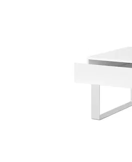 ArtGiB Konferenčný stôl CALABRINI C-05 | malý Farba: Biela / biely lesk