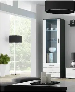 ArtCam Obývacia stena SOHO 4 Farba: biela/čierny lesk