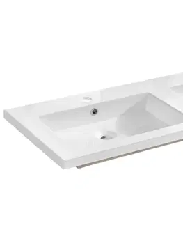 ArtCom Kúpeľňová skrinka s umývadlom CAPRI White U120/1 | 120 cm
