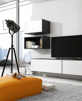 ArtCam TV stolík ROCO RO-2 roco: korpus čierny mat / okraj čierny mat