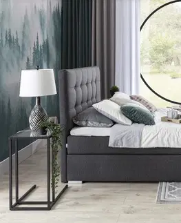 ArtElta Manželská posteľ INEZ Boxspring | 140 x 200 cm Farba: Soft 11