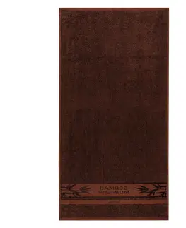4Home Uterák Bamboo Premium tmavohnedá, 50 x 100 cm