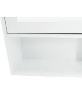 Tempo Kondela Závesná skrinka so zrkadlom ATENE typ 2 | biela