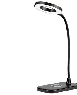 Rabalux 74013 stolná LED lampa Harding, 5 W, čierna