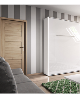 Dig-net nábytok Sklápacia posteľ Lenart Concept  PRO CP-02 | 120x200 Farba: Biela