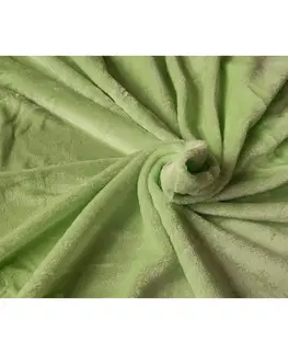 Jahu Prestieradlo Mikroplyš zelená, 180 x 200 cm