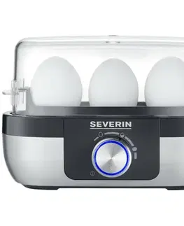Severin EK 3163 varič vajec, strieborná