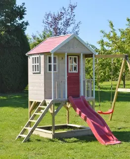ArtWD Detský záhradný domček s ihriskom SPACE