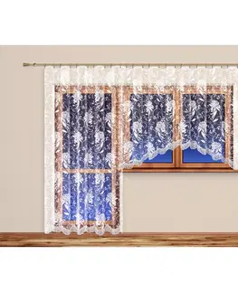 4Home Záclona Pivonky, 200 x 250 cm
