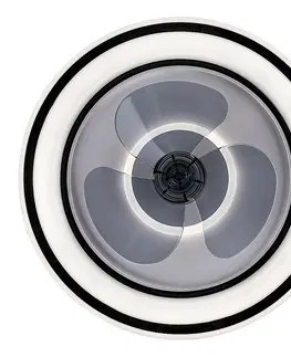 Rabalux 71009 stropný ventilátor s LED svetlom Horacio, čierna