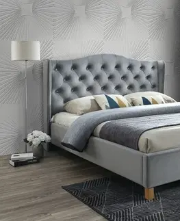 Signal Manželská posteľ ASPEN Velvet |  180 x 200 cm SIGNAL - spálňový nábytok: Zelená / Bluvel 78