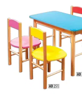 Drewmax Detská stolička AD251 Farba: Biela