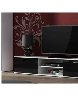 ArtCam TV stolík SOHO 180 cm Farba: Biela/biely lesk