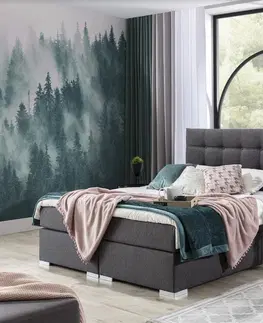 ArtElta Manželská posteľ INEZ Boxspring | 140 x 200 cm Farba: Soft 17