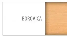Drewmax Jednolôžková posteľ - masív LK156 | 80 cm borovica Drevo: Borovica