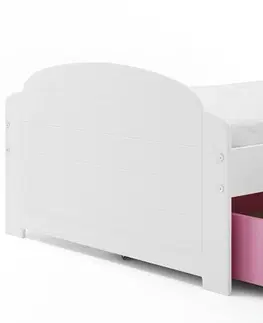 BMS Detská posteľ LILI Farba: biela / ružová