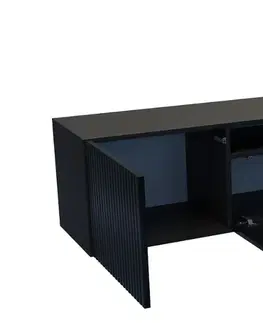 ArtMode TV stolík MOLLY | závesný Farba: Čierna