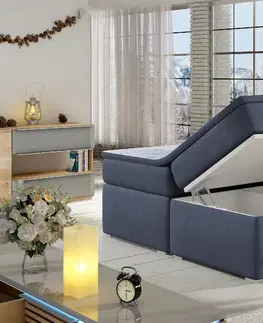 ArtElta Manželská posteľ BOLERO Boxspring | 160x200 cm Bolero rozmer: 160x200 cm, Bolero farba: Sawana 21