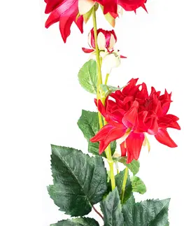 Umelá georgína, v. 75 cm, tm. ružová