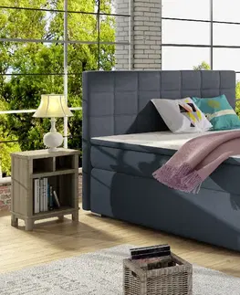 ArtElta Manželská posteľ ALICE Boxspring | 180 x 200 cm Alice rozmer: 180x200 cm, Alice farba: Soft 17